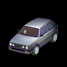 Volkswagen Golf GTI Purple